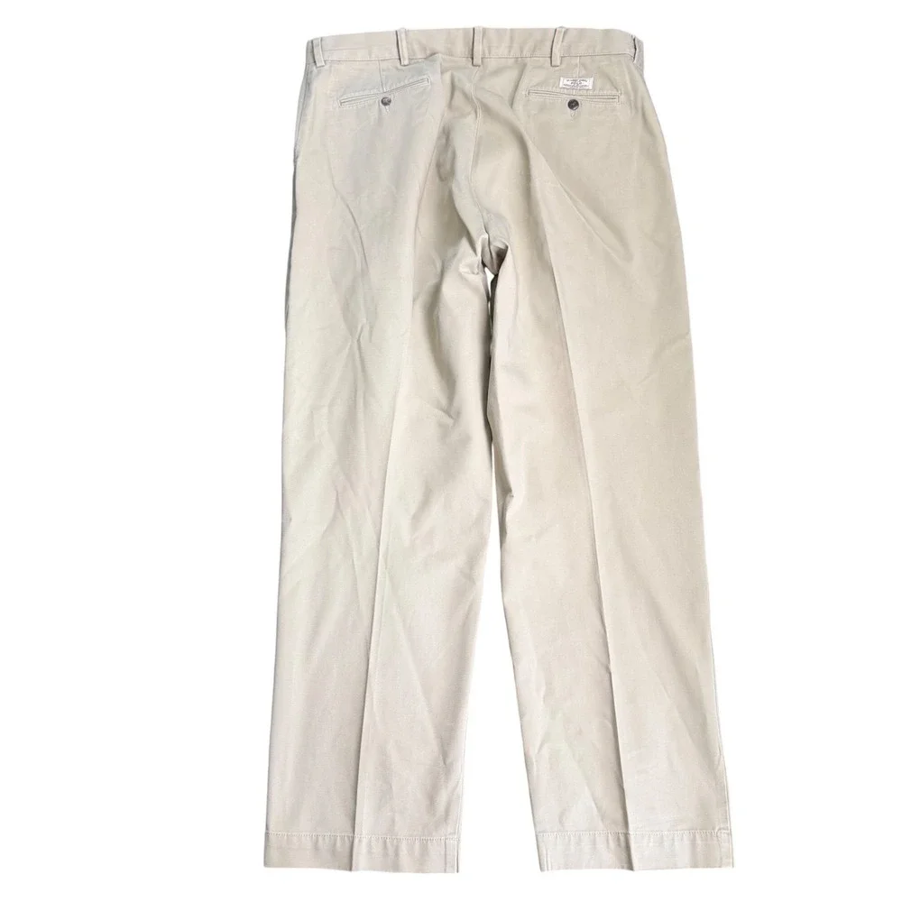 Polo Ralph Lauren Classic Chino Mens 38x30 Tan Khaki Straight Leg Cotton Pants